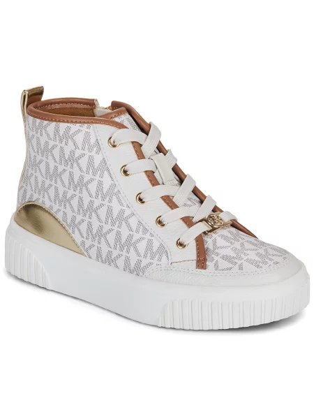 Členkové topánky Michael Michael Kors béžová