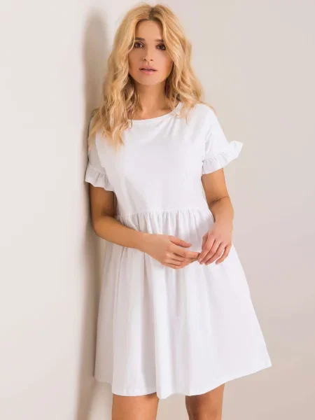 Rochie Fashionhunters de costum alb