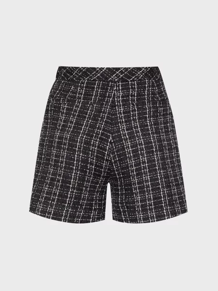 Твідові шорти Guess чорні