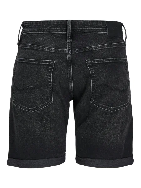 Jack&Jones Džínsové šortky Rick čierna