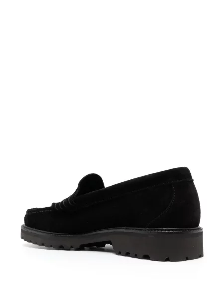 Pantofi loafer G.h. Bass & Co din piele de căprioară negru