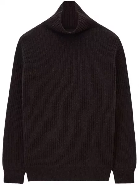 Sweter Lemaire filcowy brązowy