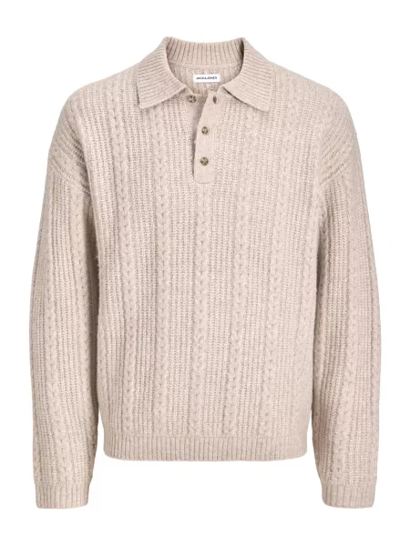 JACK & JONES Pulover JJGAVIN' bej