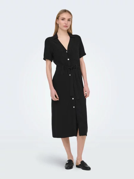 ONLY Rochie tip bluză ONLSIESTA' negru