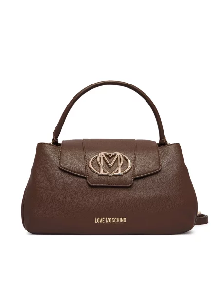 Kabelka LOVE MOSCHINO Tmavě hnědá