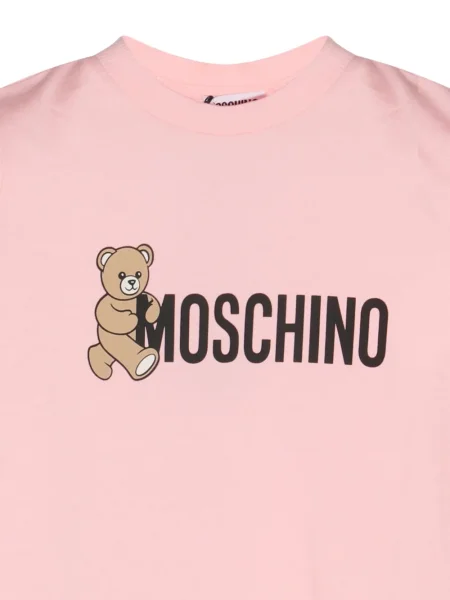 Koszulka dziecięca Moschino różowa