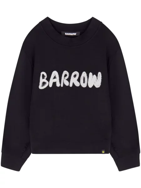 Bluza Barrow z nadrukiem czarna