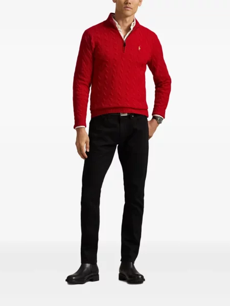Căciulă Polo Ralph Lauren de catifea cord cu dungi de costum alb