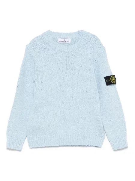 Sweter dziecięcy Stone Island niebieski