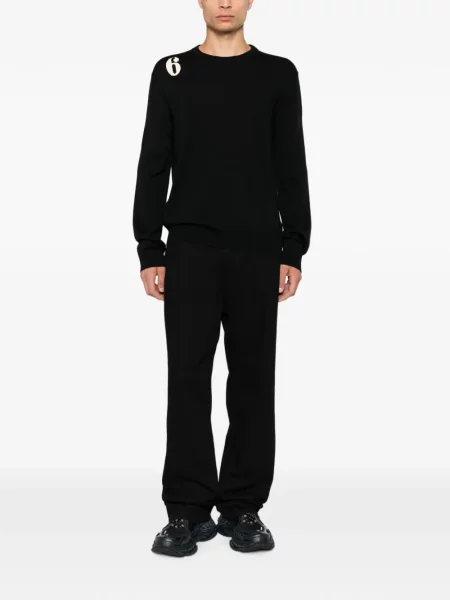 Pulover Mm6 Maison Margiela cu imagine negru