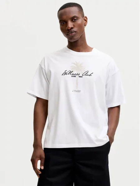 Jack & Jones Tricou Eterna alb
