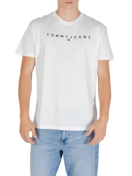 Tricou Tommy Hilfiger Jeans alb