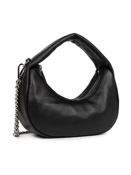 Torebka hobo Lancaster skórzana czarna