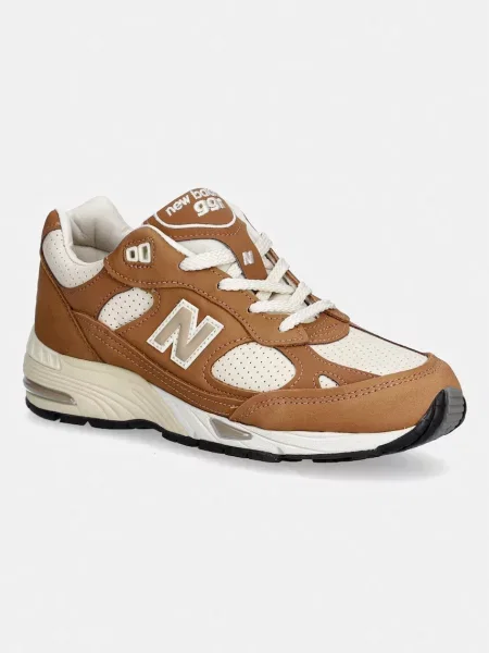 New Balance Made in UK sneakers γυναικεία δερμάτινα καφέ