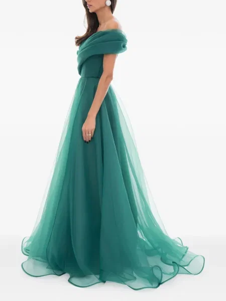 Rochie Ana Radu drapată verde