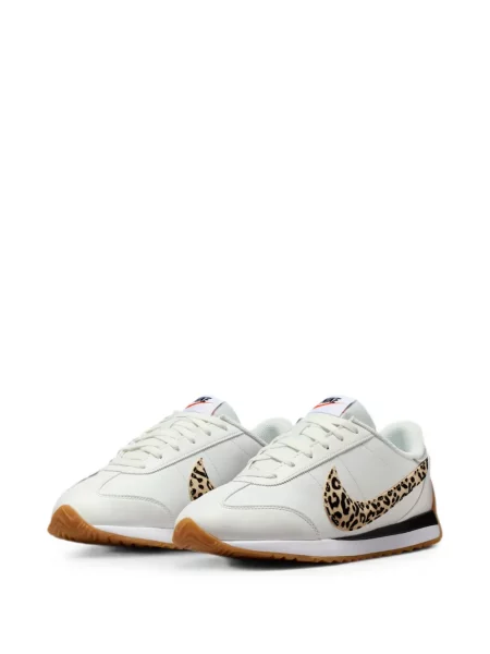 Sneakerși Nike Air Zoom din piele cu imagine cu model leopard gri