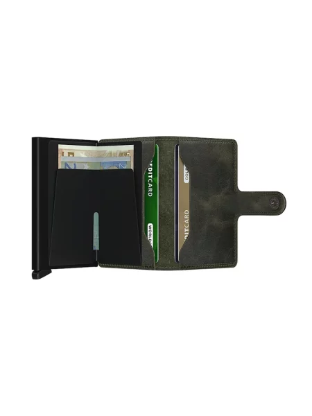 Secrid portfel RFID skórzany czarny