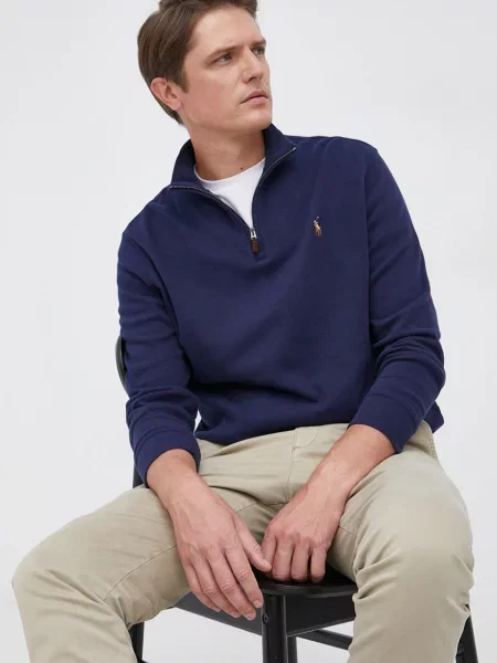 Pulover Polo Ralph Lauren za muškarce tamno plava