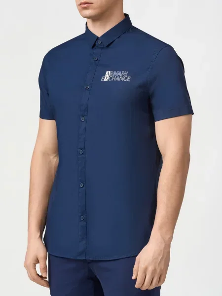 Рубашка Armani Exchange синяя