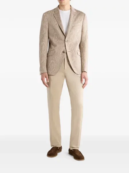 Geacă Etro cu model paisley din jacard