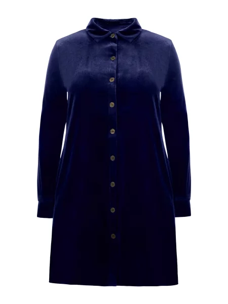 Imily Dolga srajca nočno modra bela