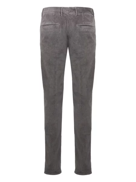 Pantaloni Slowear de catifea cord gri