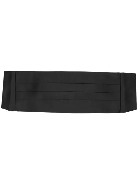 Curea Ralph Lauren Purple Label din satin plisată negru
