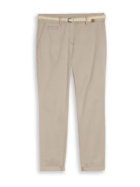 TOM TAILOR Pantaloni eleganți taupe gri
