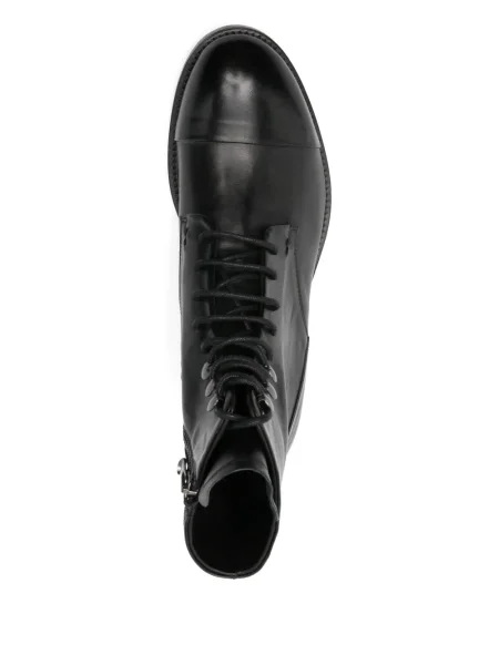 Botine Leqarant cu șireturi din dantelă negru