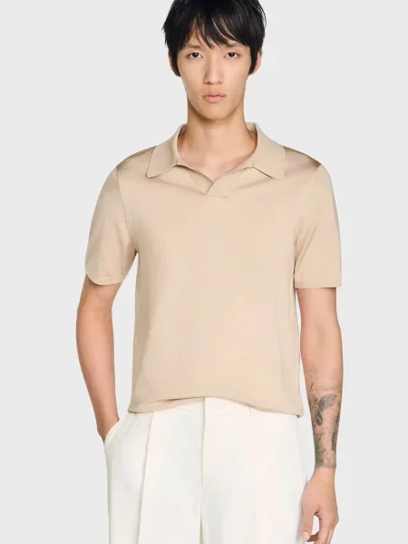 Свитер Sandro бежевый