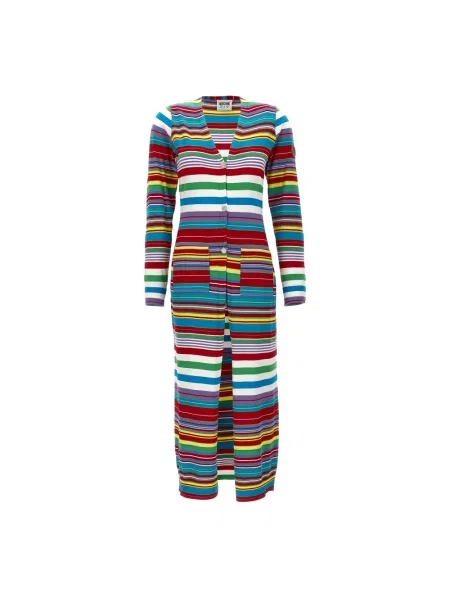 Wielobarwność kardigan Moschino w paski