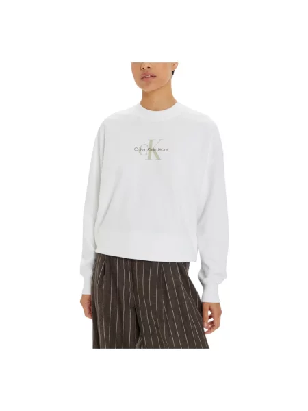 Bluza Calvin Klein Jeans biała