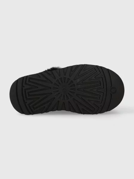 Замшевые тапочки Ugg черные