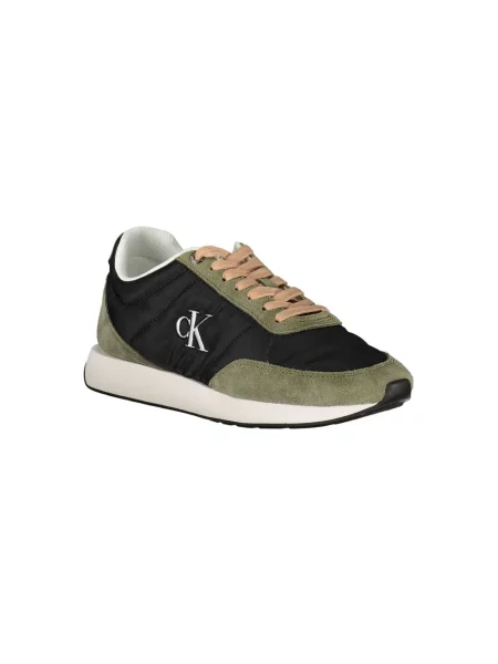 Sneakersy Calvin Klein skórzane czarne
