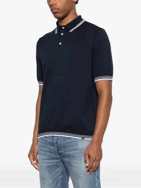 Polo Paul & Shark cu dungi albastru