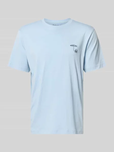 T-shirt z czystej bawełny o kroju regular fit model HASPEN' Selected Homme