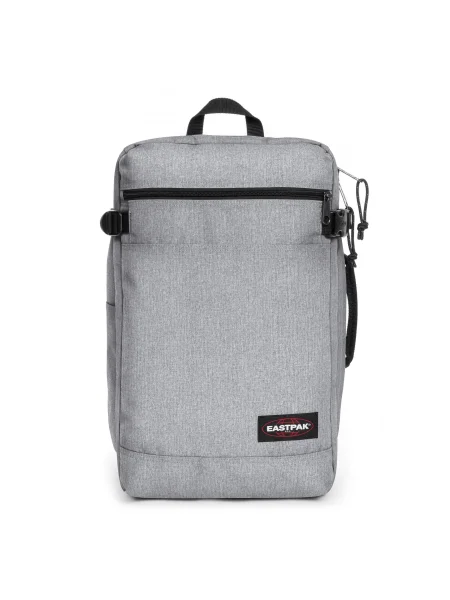 EASTPAK Rucsac Transit'r gri deschis / negru alb