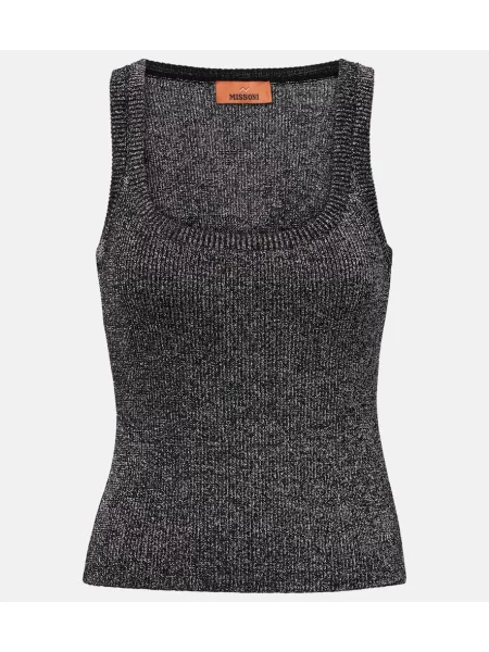 Top Missoni argintiu