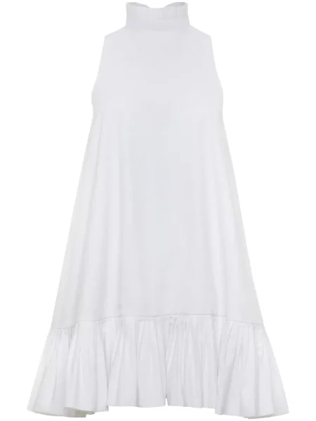 Rochie Azeeza din poplin alb