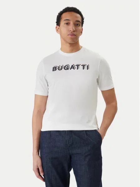 Bugatti T-Shirt biały