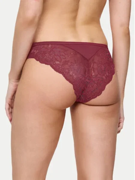 TRIUMPH Slip Amourette Charm burgundi vörös rózsaszín