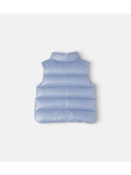 Gyerek pehelymellény Moncler Enfant kék