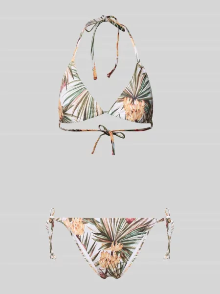 Zestaw bikini we wzór na całej powierzchni model LIZ' Shiwi zielone