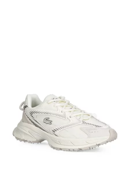 Sneakerși Lacoste cu autograf alb