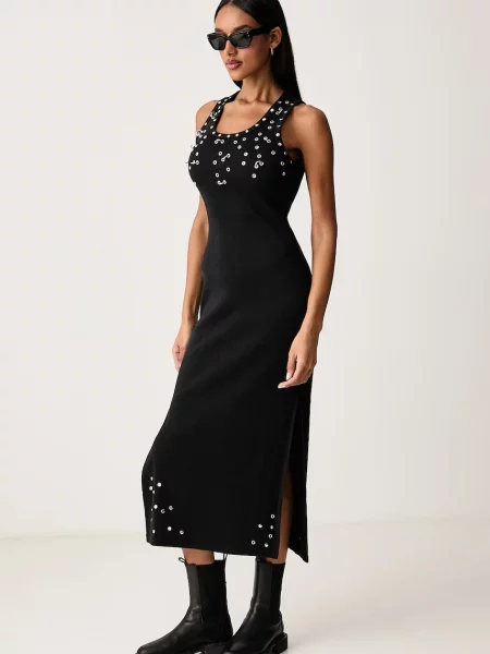 The Ragged Priest rochie din cu negru