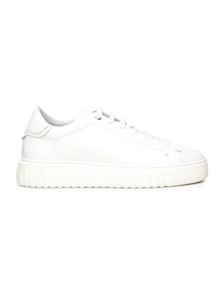 Sneakersy Giuliano Galiano z napisami skórzane białe