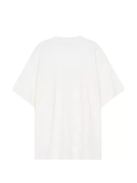 Tricou Flâneur cu imagine alb