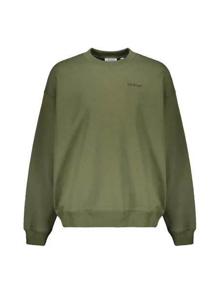 Bluza nierozpinana Off-white z logo biała