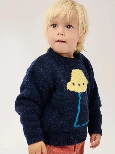 Bobo Choses светр дитячий з вовною Pixel Abduction
