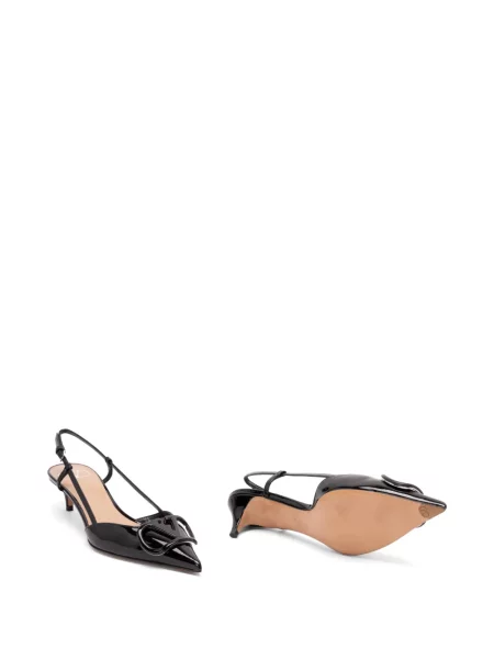 Pantofi cu toc Valentino Garavani slingback negru